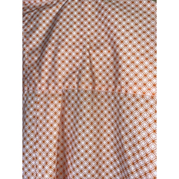 Wrangler George Straight Collection Orange Gingham Button-Down Shirt, Medium - Picture 4 of 5